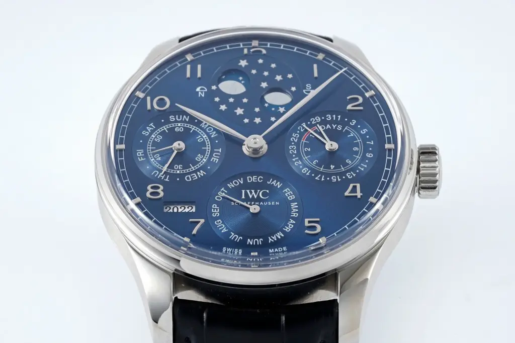 APS Factory IWC Perpetual Calendar Collection Blue dial — image 2