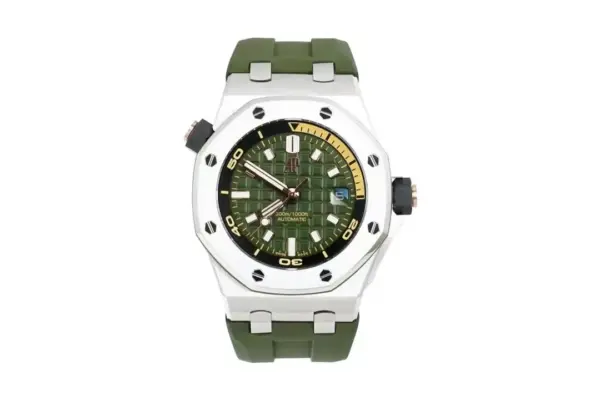 ZF Factory BF Offshore Diver Watch 15720 Green Rubber – Super Clone Watches Edition