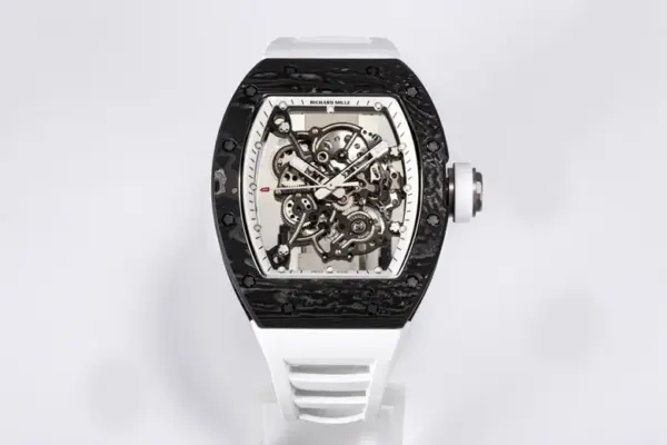 ZF Factory Richard Mille RM055 NTPT Carbon White Rubber – Premium Super Clone Watch