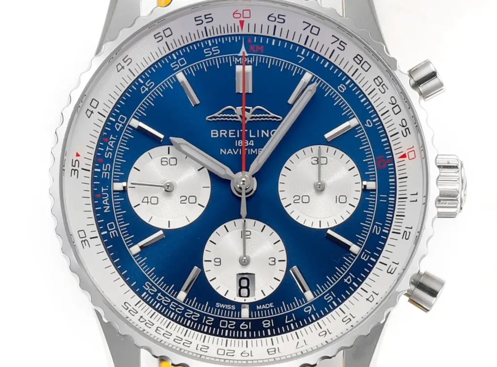 BLS Factory Breitling Navitimer 43mm Blue dial — image 3