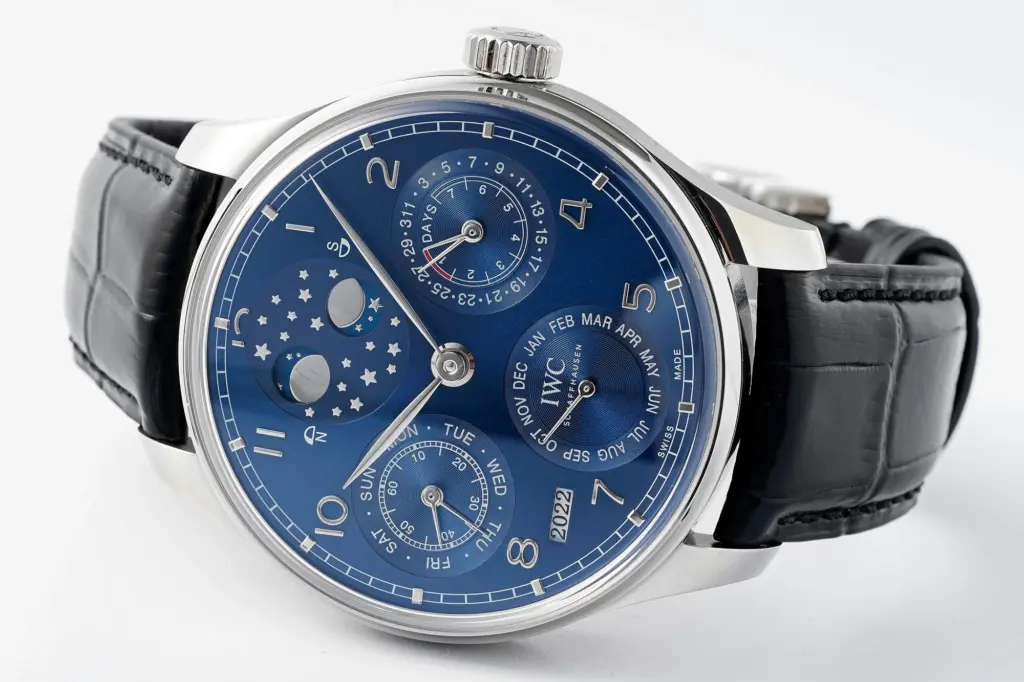 APS Factory IWC Perpetual Calendar Collection Blue dial — image 5