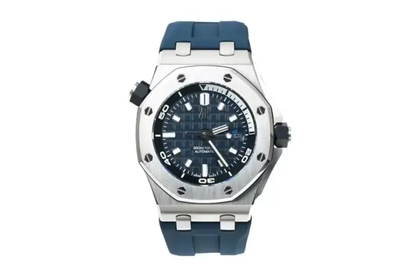 ZF Factory Audemars Piguet Royal Oak Offshore 15720 Blue Rubber Super Clone Replica Watch