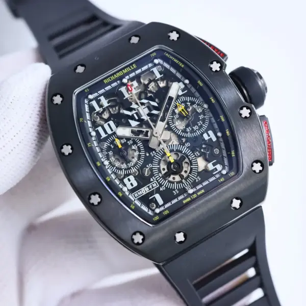 ZF Factory Richard Mille RM011-FM Black Chronograph Super Clone Watch – Premium Replica Richard Mille
