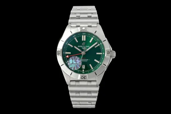 BLS Factory Breitling Superocean Automatic Green Dial Stainless Steel Bracelet Men’s Dive Watch