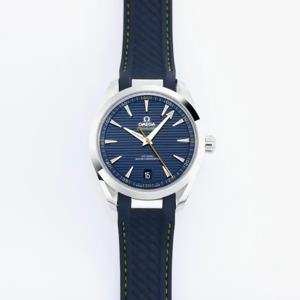 VS Factory Omega Seamaster Aqua Terra Blue Dial Rubber Strap – Premium VSF Watches Collection