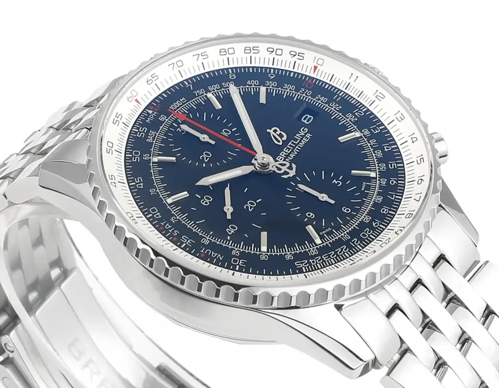 OM Factory Breitling Navitimer Blue dial — image 4
