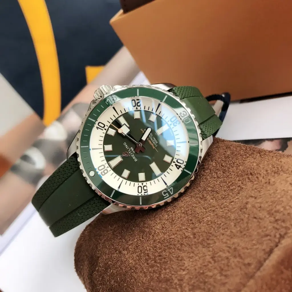 BLS Factory Breitling Superocean 42mm Green dial — image 3