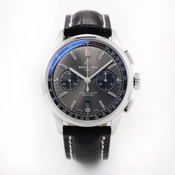 ZF Factory Breitling Premier B01 Chronograph Grey Dial – Super Clone Luxury Watch