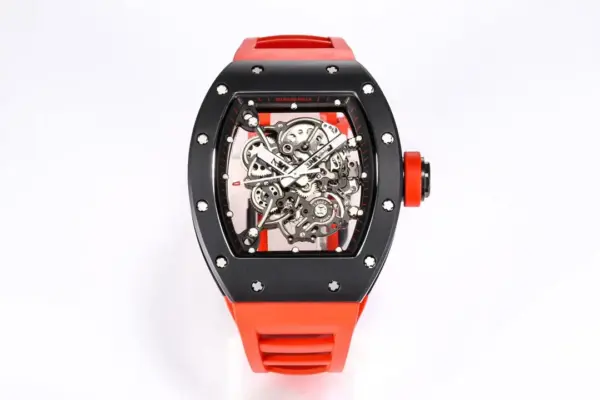 BBR Factory Richard Mille RM055 White Ceramic Red Strap – Premium Super Clone Watch
