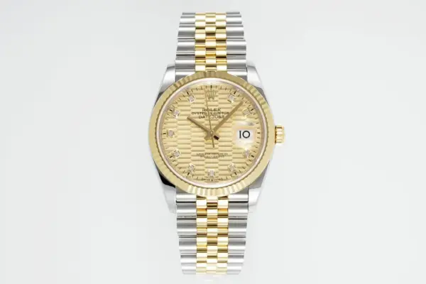VS Factory Rolex Datejust 36mm Two-Tone Yellow Gold and Stainless Steel Jubilee Bracelet Watch