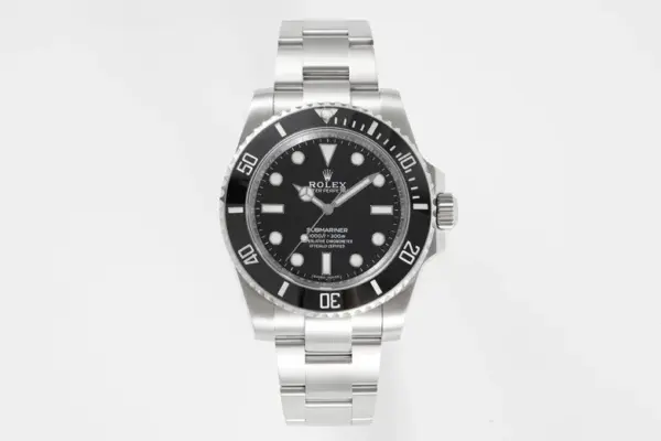 VS Factory Rolex Submariner 40mm No Date Black Dial Stainless Steel Automatic Dive Watch 114060