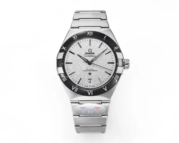 OMEGA Constellation Ceramic Bezel Silver VSF Replica Watch
