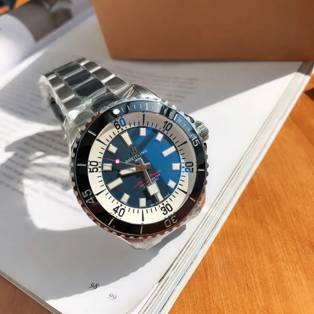 BLS Factory Breitling Superocean Blue dial — image 5