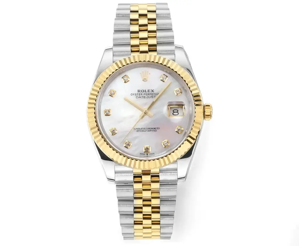 AR Factory Rolex Datejust 41mm White Mother-of-Pearl Diamond dial