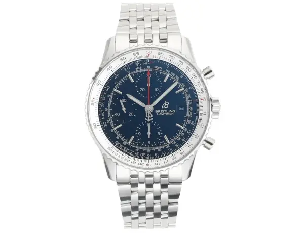 ZF Factory Breitling Navitimer Chronograph Blue Dial Steel – Premium Super Clone Watch