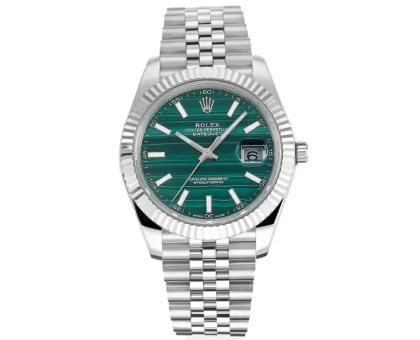 Rolex Datejust 41 Custom Malachite Dial Green Watch – F8 Exclusive Series Super Clone Rolex Collection