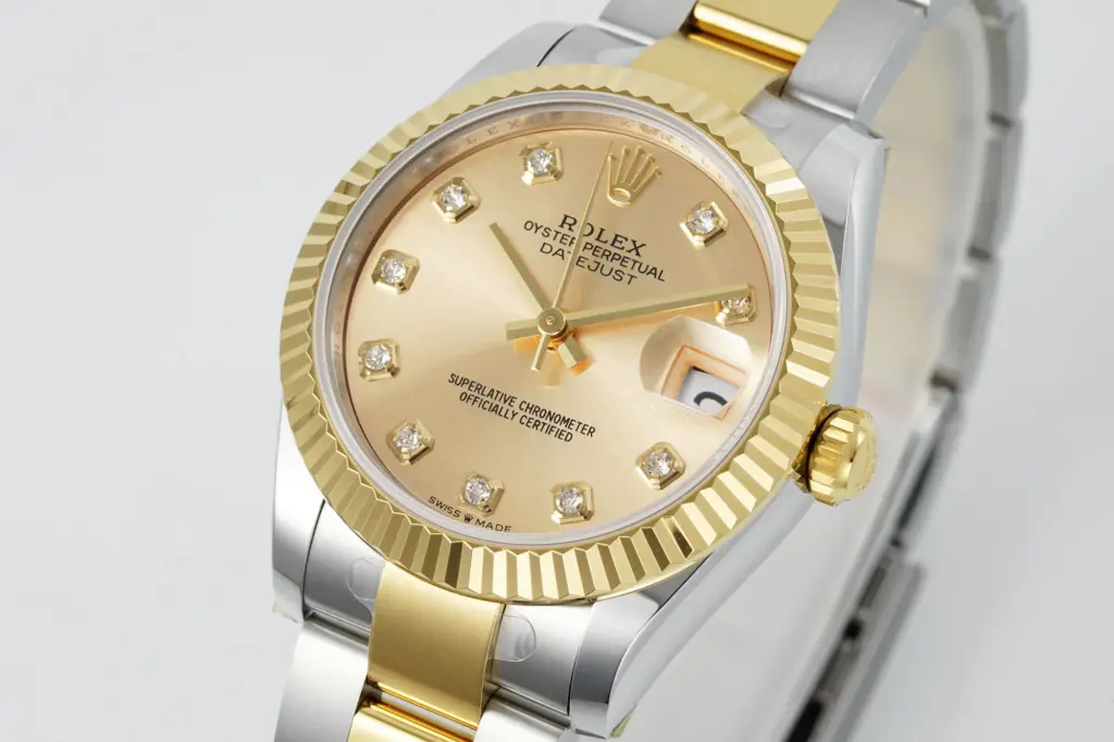 AR Factory Rolex Datejust 31mm Champagne Diamond dial — image 2