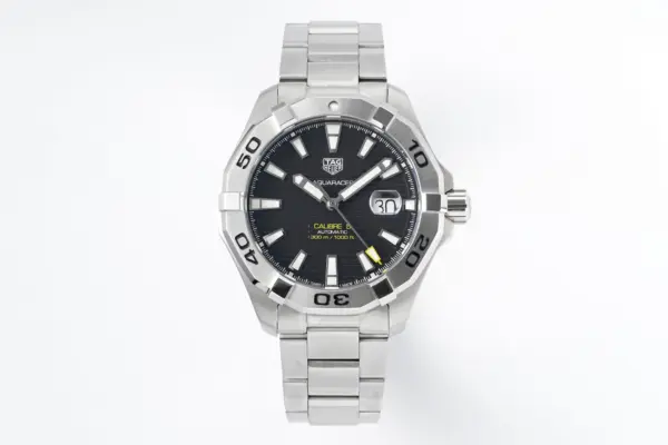 V6 Factory TAG Heuer Super Autavia Series Watch – Silver Stainless Steel, Black Dial, Formal & Casual Style, 100m Waterproof, SW200 Movement, Premium Replica Edition