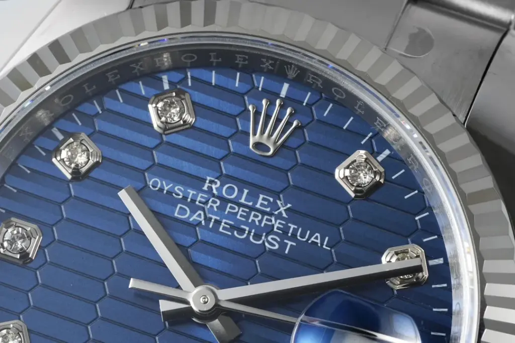 VS Factory Rolex Datejust 36mm Blue Diamond-Set dial — image 3
