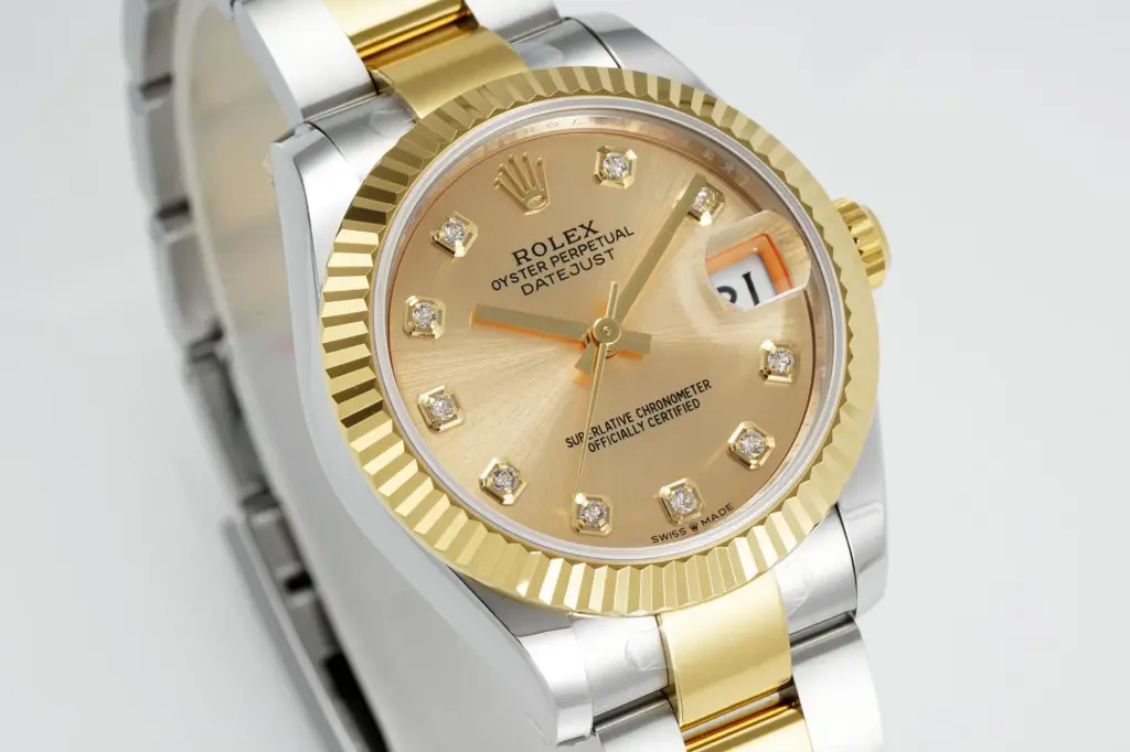 AR Factory Rolex Datejust 31mm Champagne Diamond dial — image 3