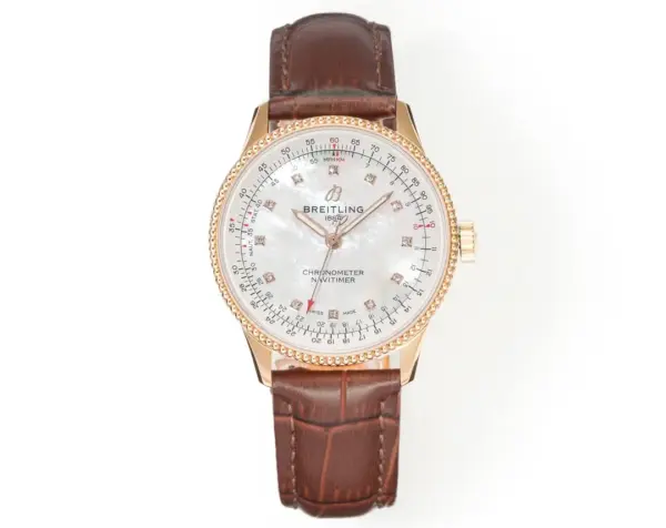 V9 Factory Breitling Navitimer Automatic Brown Leather – Super Clone Watch Masterpiece
