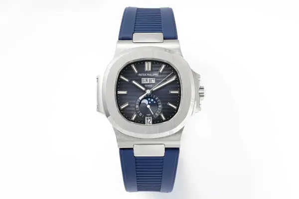 TW Factory Patek Philippe Nautilus 5726/1A Blue Rubber Super Clone Replica Watch