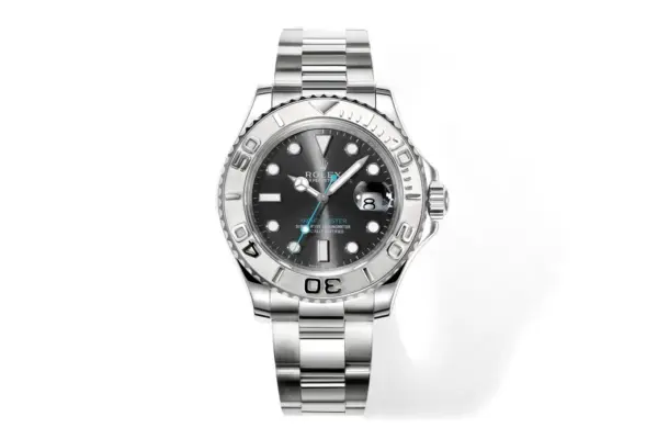Rolex Yacht-Master 42 Stainless Steel Watch with Black Dial – Classic Elegant Watches Collection