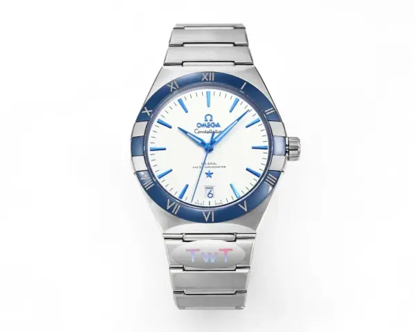 OMEGA Constellation Ceramic Blue Dial VSF Replica Watch