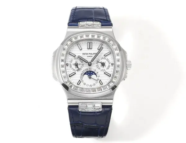 Patek Philippe Nautilus 5740 White Blue Super Clone Replica Watch