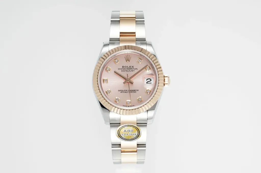 AR Factory Rolex Datejust 31mm Pink Diamond dial