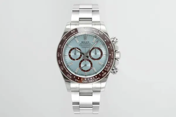 VS Factory Rolex Daytona – Silver Stainless Steel, Blue Dial, VSF Watches Premium Chronograph Collection