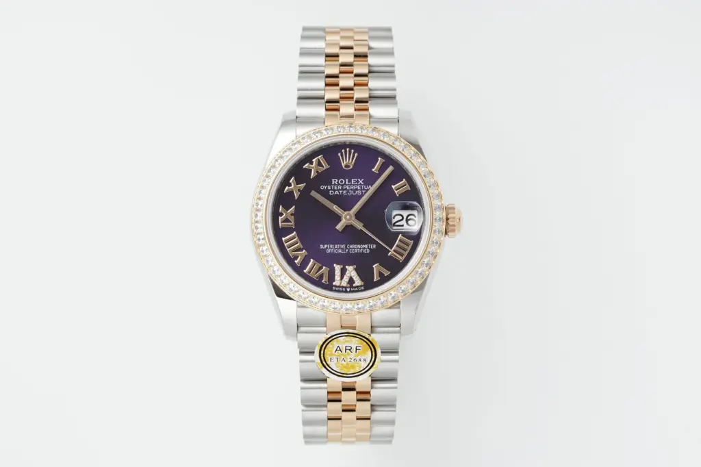 AR Factory Rolex Datejust 31mm Aubergine Diamond dial