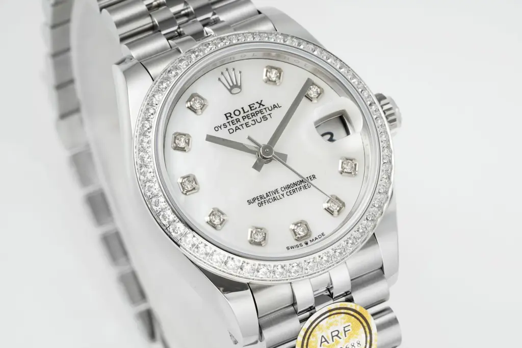 AR Factory Rolex Datejust 31mm White Mother-of-Pearl dial — image 3
