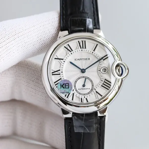 Cartier Ballon Bleu Automatic Watch Silver Black – High-Quality Replica Watches & Fake Cartier Edition