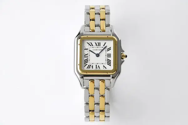 3K Factory Cartier Panthere de Cartier Watch Silver Gold Small 22MM- Best Replica Watch