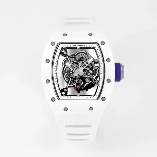 BBR Factory Richard Mille White Ceramic Super Clone Watch – Premium Replica Richard Mille Watch