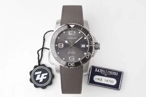 GK Factory Longines Conquest Grey Dial Rubber Strap – Best Super Clone Watch