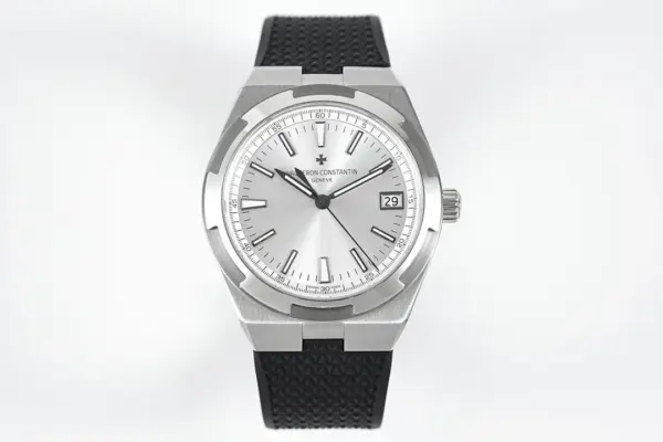 PPF Factory Vacheron Constantin Overseas Watch – Silver Dial & Steel, Leather, Rubber & Straps