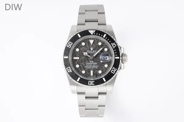 Rolex Submariner PARAKEET – Custom Black Carbon Fiber Dial, Premium Stainless Steel Timepiece