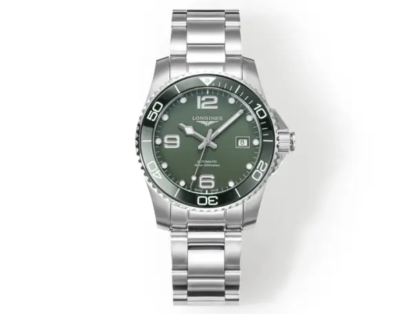 GK Factory Longines Conquest Green Dial Steel Watch – Premium Super Clone Design