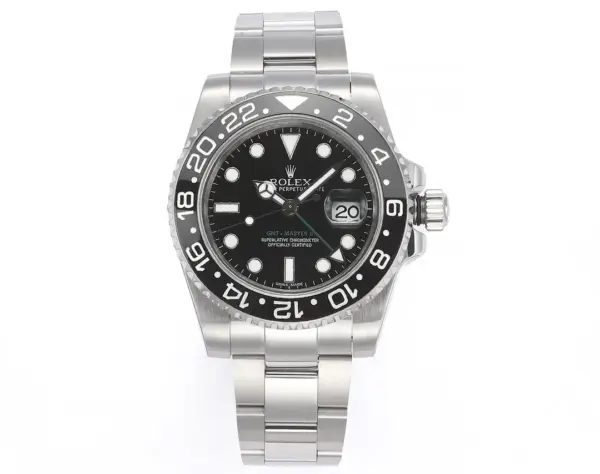 AR Factory Rolex GMT-Master II 40mm Black Dial Ceramic Bezel Stainless Steel Automatic Watch