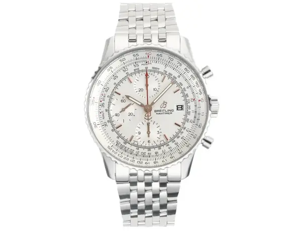 KOR Factory BLS Navitimer Chronograph Silver Stainless Steel – Super Clone Breitling Replica Watch