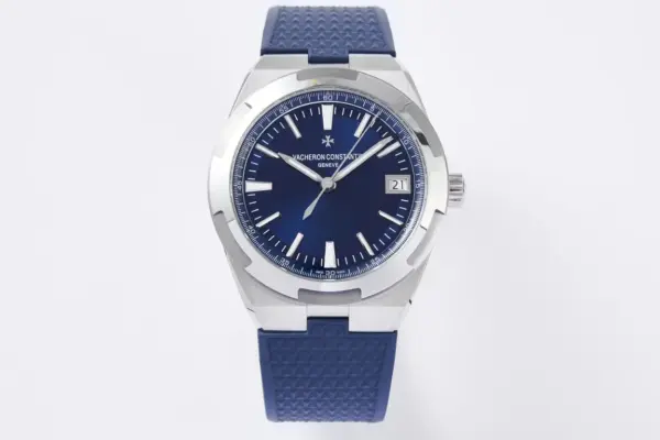 PPF Factory Vacheron Constantin Overseas 4500V Series – Blue Dial, Rubber Strap, Luxury Steel Super Clone Watch – Best Replica Quality