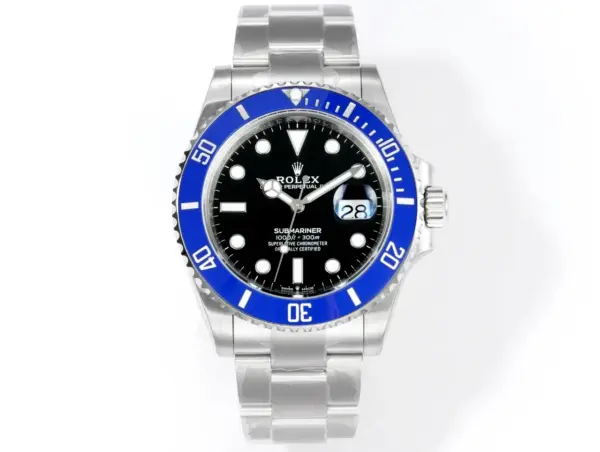 VS Factory Rolex 41mm Submariner Men’s Luxury Watch – Black Dial with Blue Ceramic Bezel