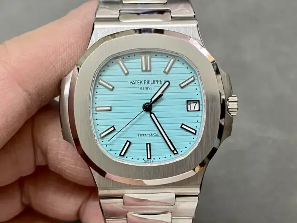 3K Factory Patek Philippe Nautilus 5711 Tiffany & Co. Blue Dial Stainless Automatic Watch
