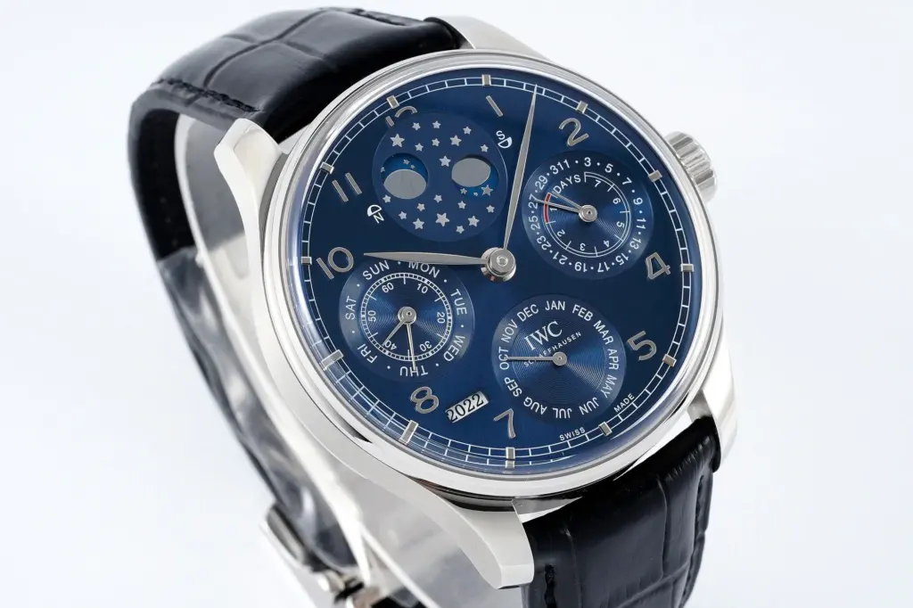 APS Factory IWC Perpetual Calendar Collection Blue dial — image 4