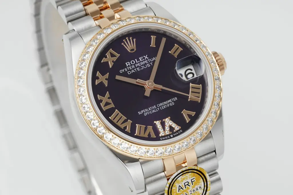 AR Factory Rolex Datejust 31mm Aubergine Diamond dial — image 3
