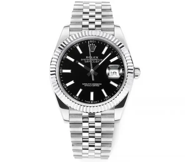 Rolex Datejust 41mm Black Dial Stainless Steel – Super Clone VSF Watch