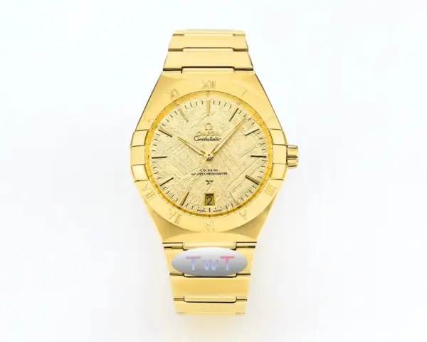 OMEGA Constellation 41mm Gold Ceramic Watch – Premium VSF Watch Replica from Trusted Source