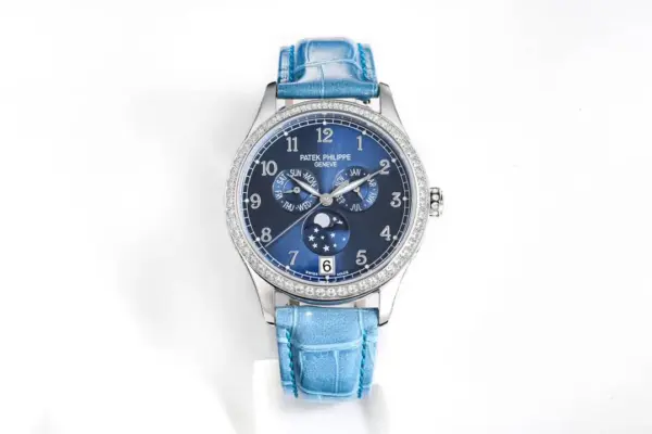 GR Factory Patek Philippe Complications 4947R Blue Leather Super Clone Replica Watch